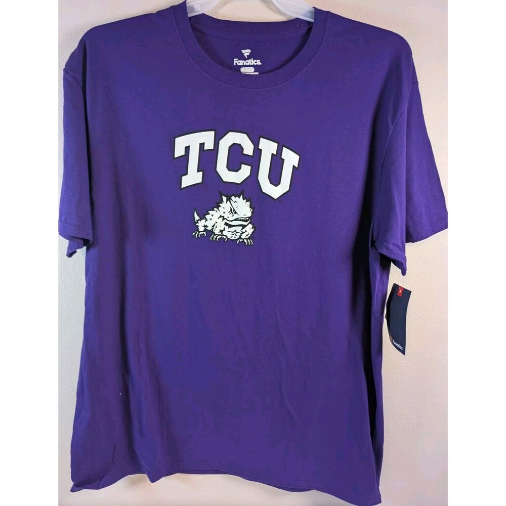Fanatics TCU Horned Frogs T-shirt - Purple New With Tags Size XL